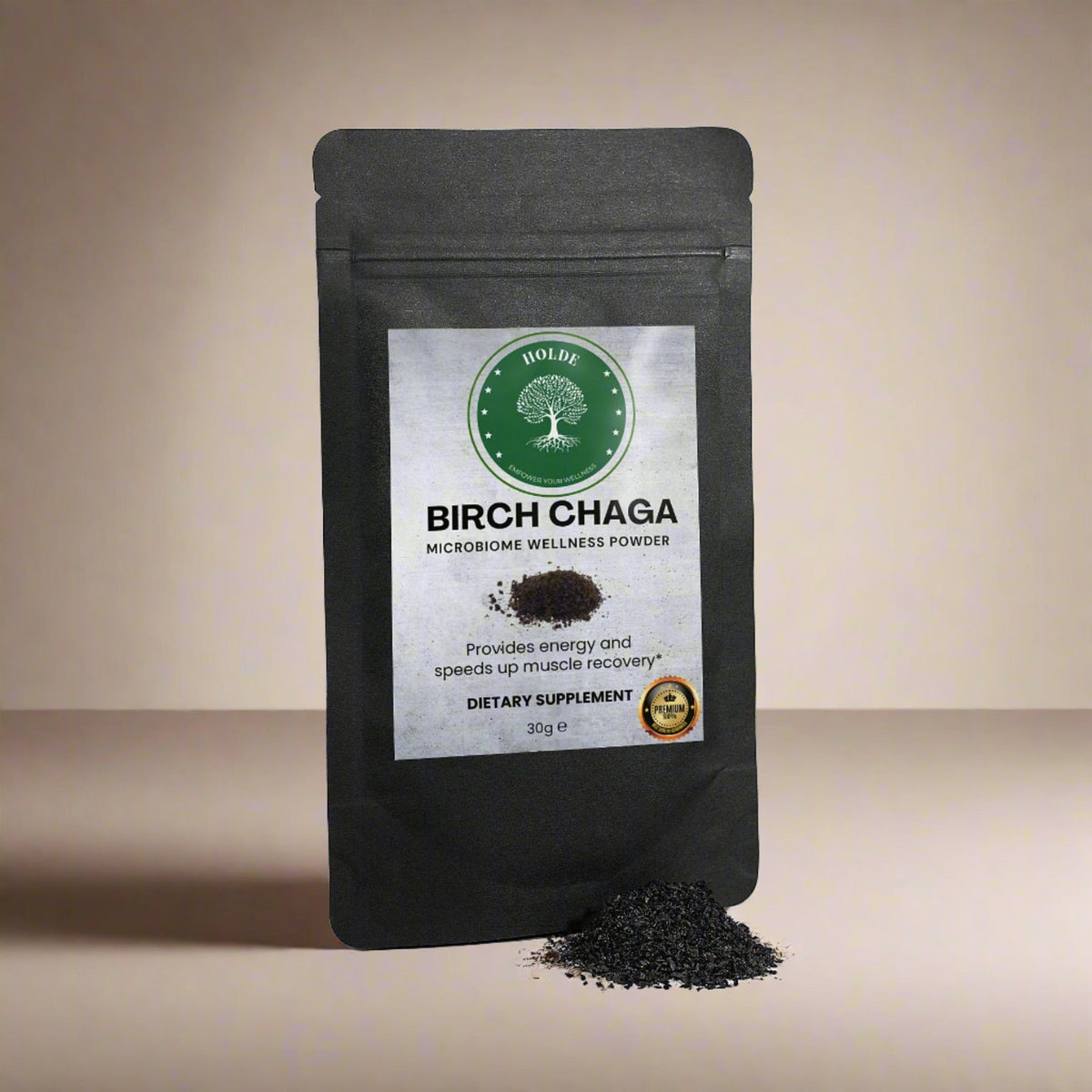 Birch Chaga Microbiome Wellness Powder - HOLDE
