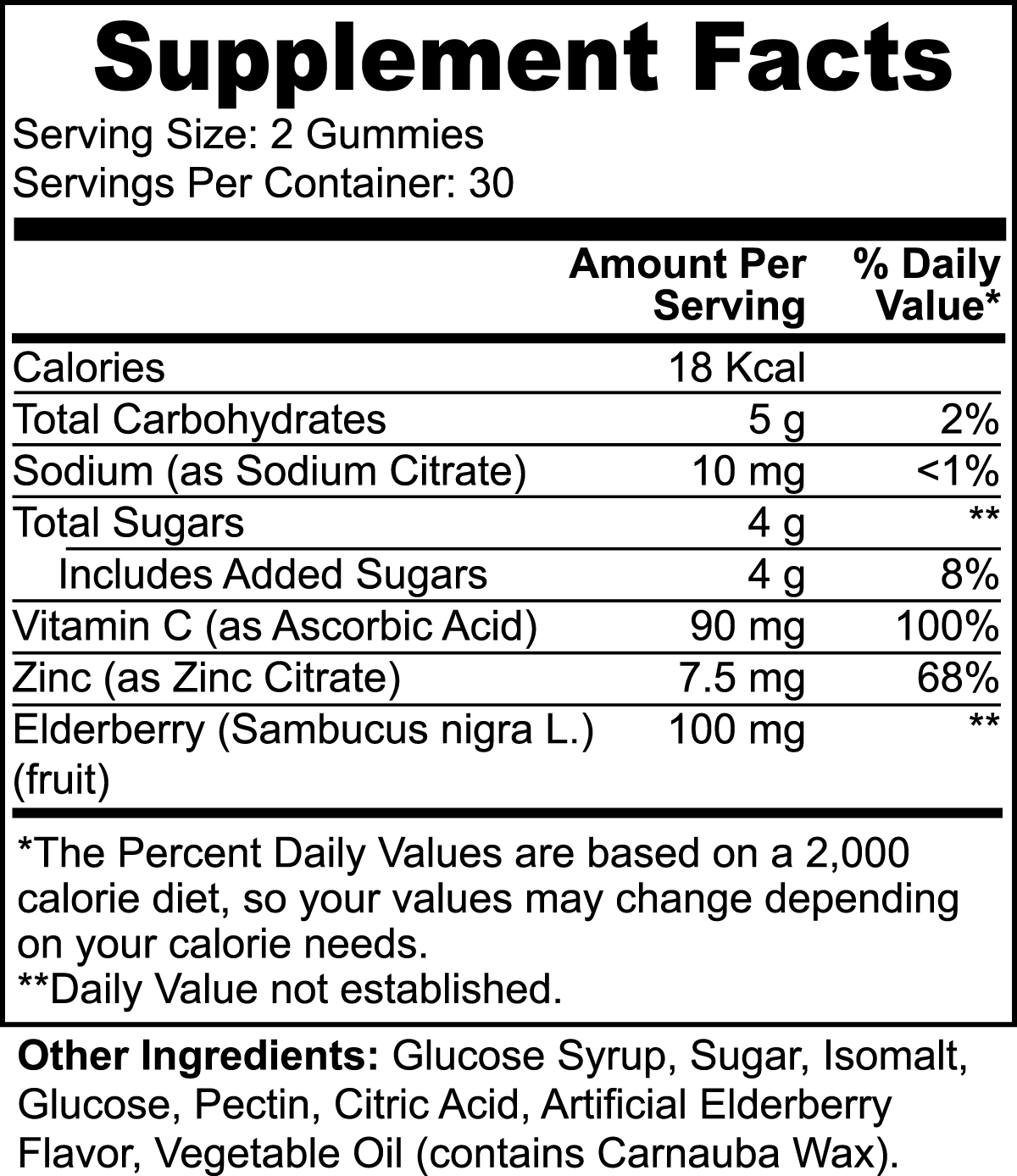 Elderberry & Vitamin C Gummies - HOLDE