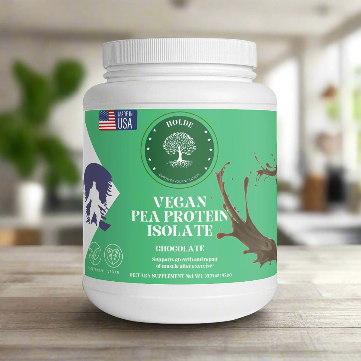 Vegan Pea Protein Isolate (Chocolate) - HOLDE