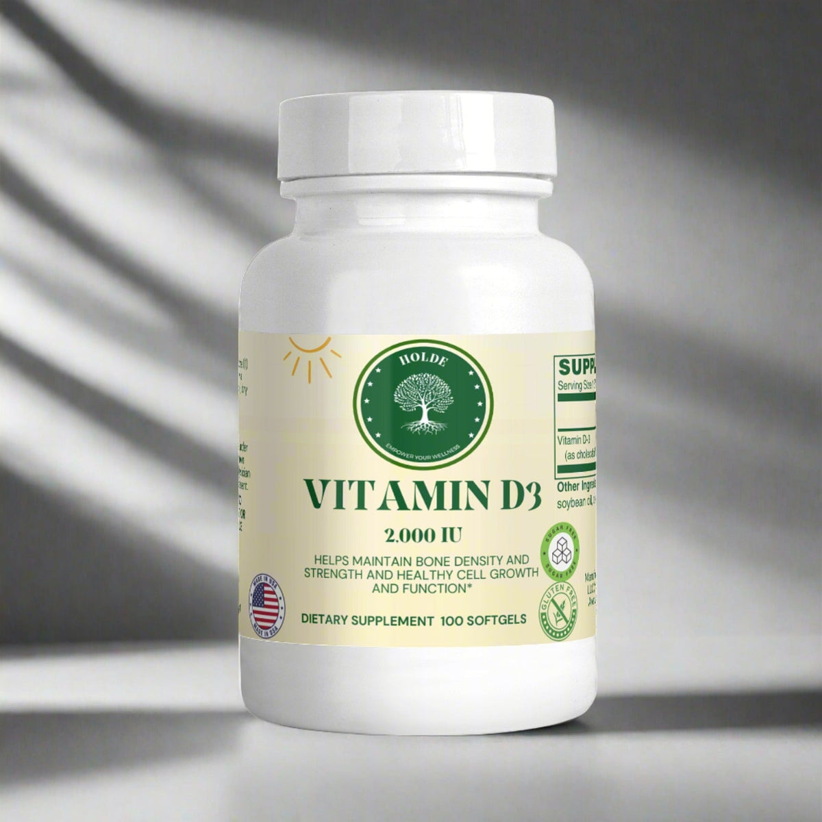 Vitamin D3 2,000 IU - HOLDE